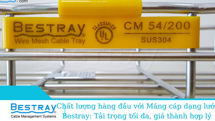 Chất lượng hàng đầu với Máng cáp dạng lưới Bestray: Tải trọng tối đa, giá thành hợp lý