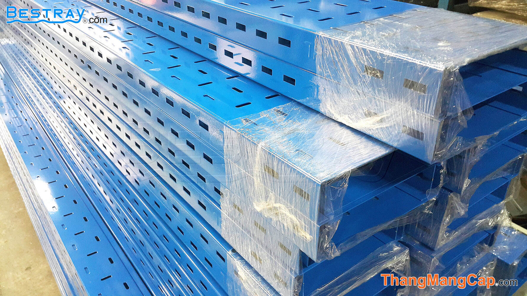 máng cáp sơn tĩnh điện