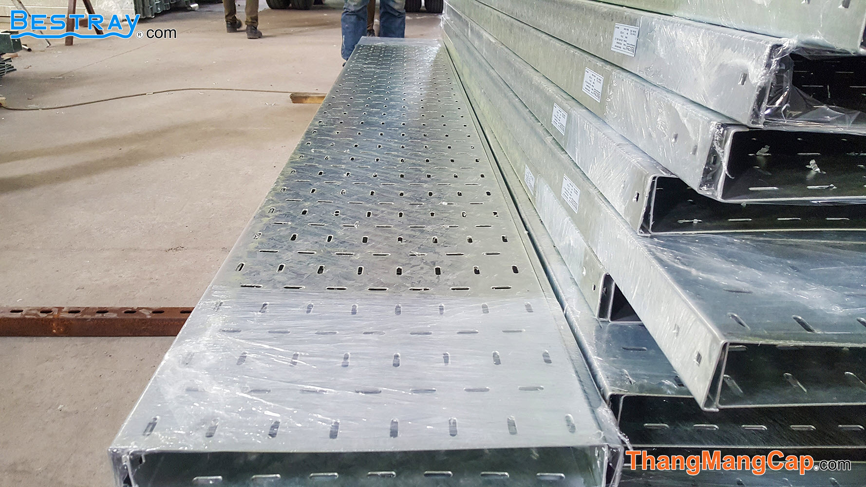 Máng cáp đục lỗ mạ kẽm nhúng nóng Bestray