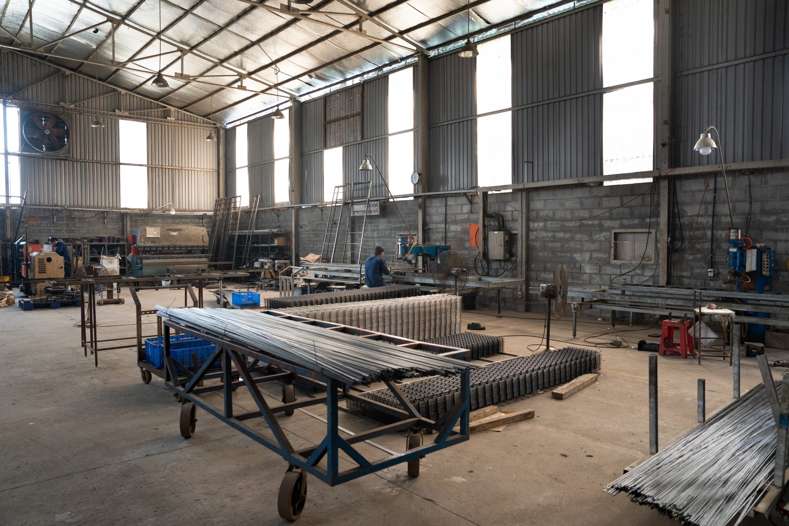 nhà xướng thang máng cáp