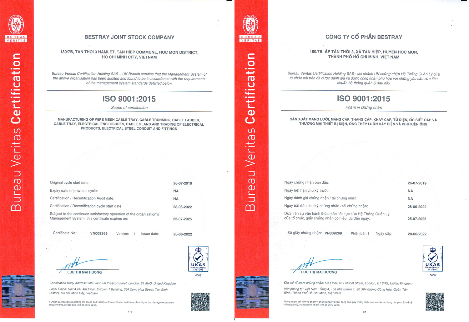 Tiêu Chuẩn Chất Lượng Quốc Tế Phiên Bản Mới Nhất ISO 90012015