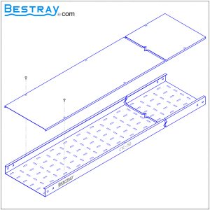 Khay cáp thẳng 50H